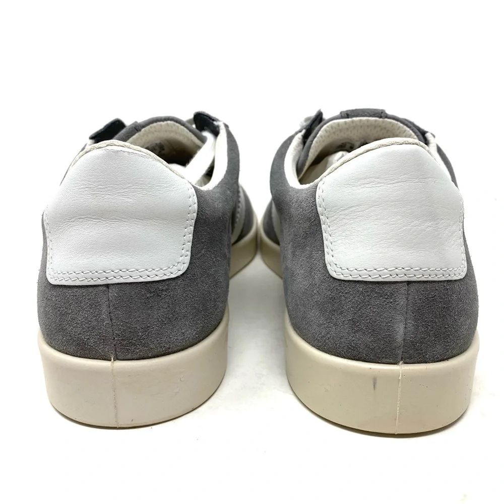 ECCO Women’s Street Lite Leather Sneaker Steel/White Size 42 | New in Box - Picture 6 of 8